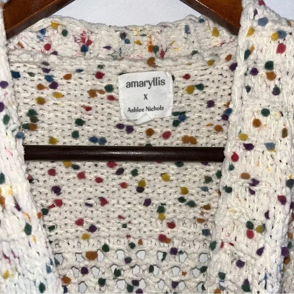 Amaryllis Ashlee Nichols Colorful Cardigan Sweater - Picture 8 of 9